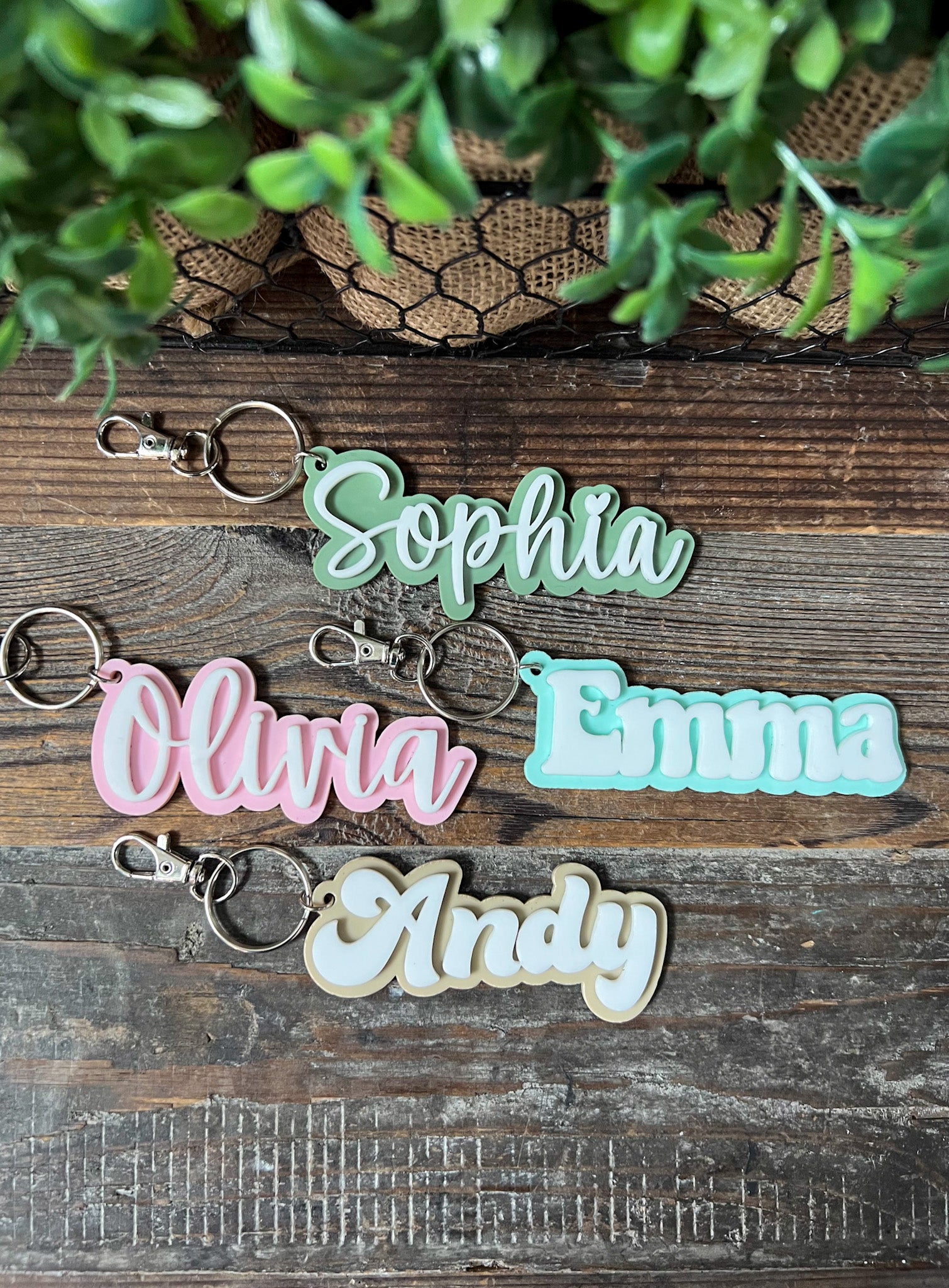 Personalized Name Keychain