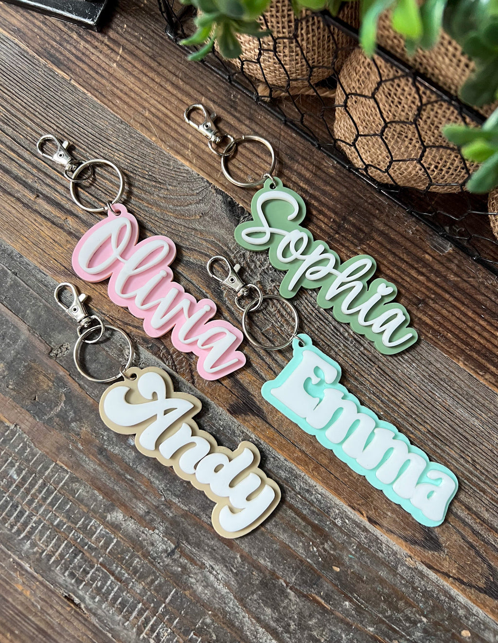 Personalized Name Keychain