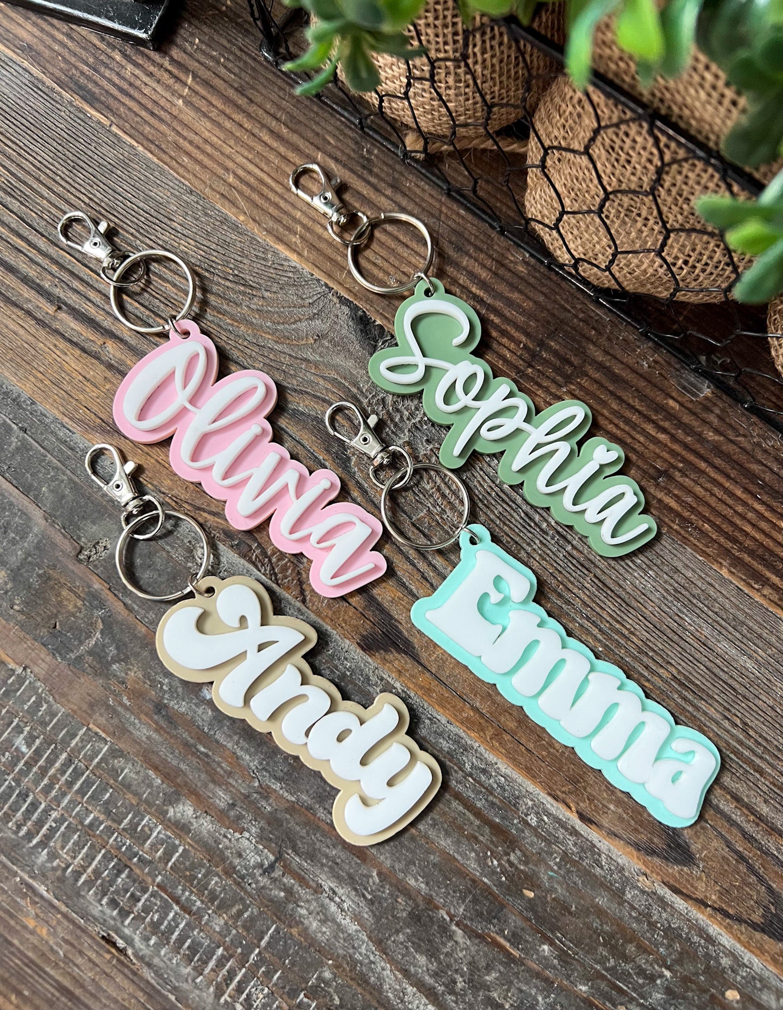 Personalized Name Keychain