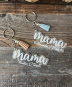 Personalized Mama Keychain