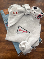 Georgia Pennant Flag Embroidered Sweatshirt