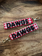 Dawgs Gingham Wristlets