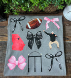 UGA Coquette Back Tee