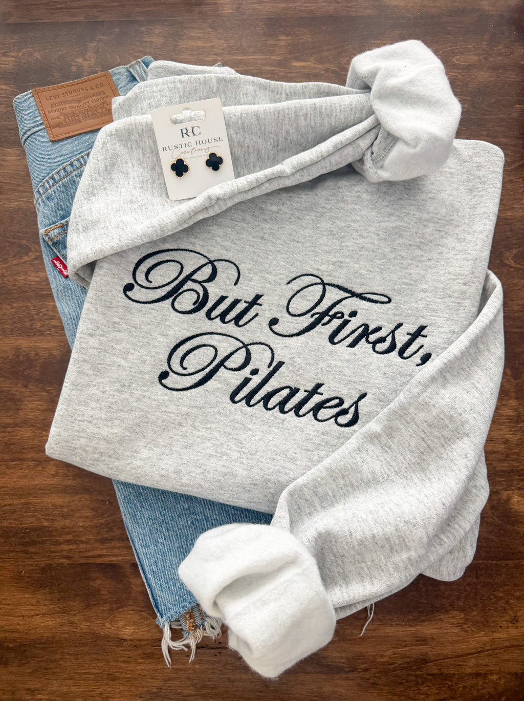 Pilates Embroidered Sweatshirt
