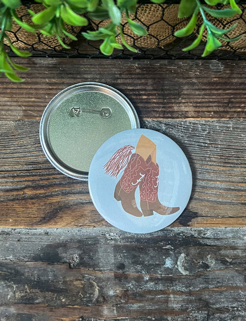 Bama Cowgirl Boots Gameday Pin