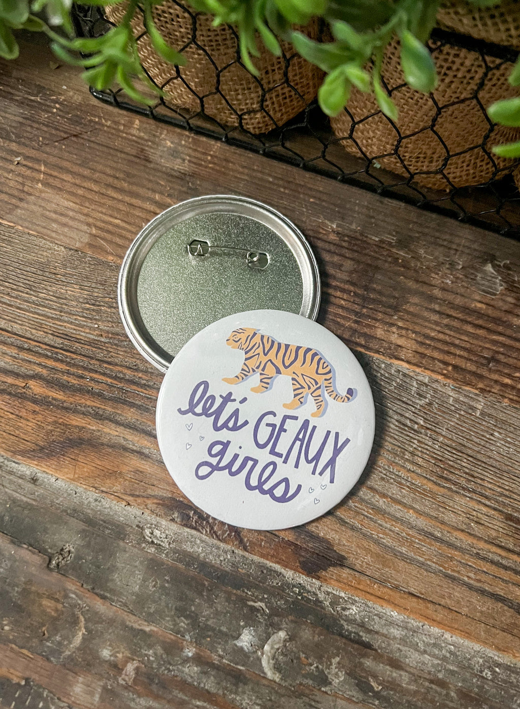 Let’s Geaux Girls Gameday Pin