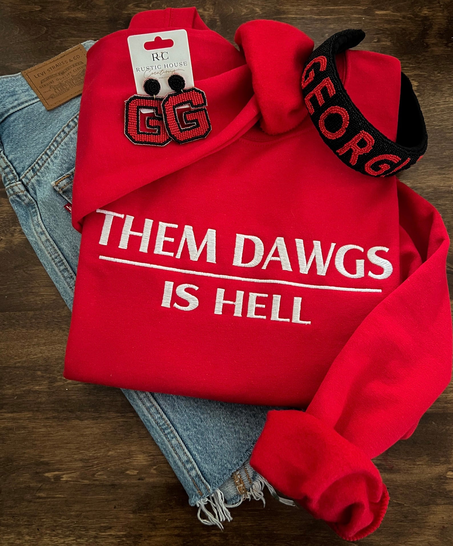 Them Dawgs Embroidered Sweatshirt