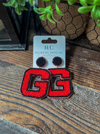 G Beaded Earrings