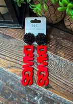 Dawgs Acrylic Earrings