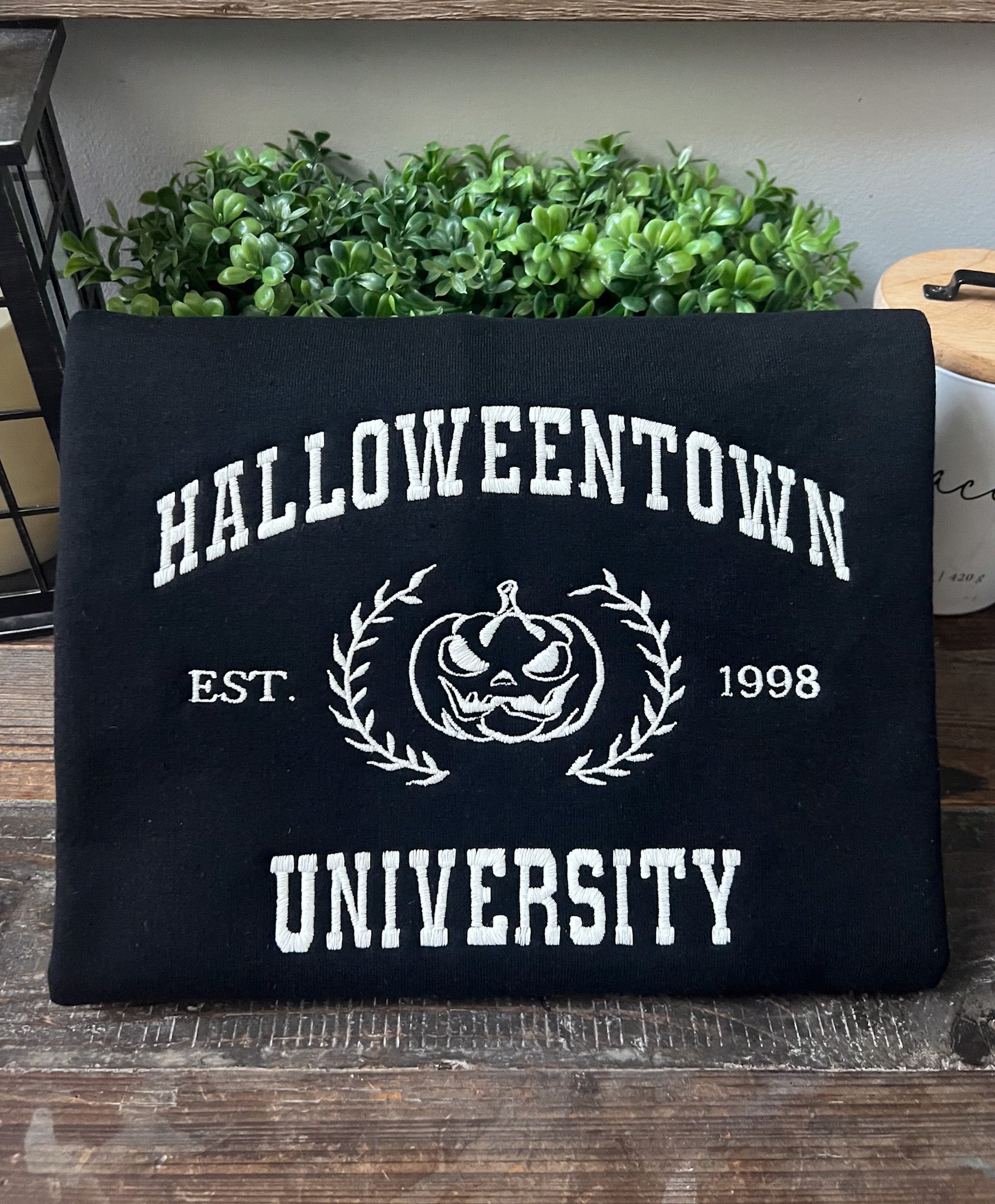 Glow in the Dark Embroidered Sweatshirt