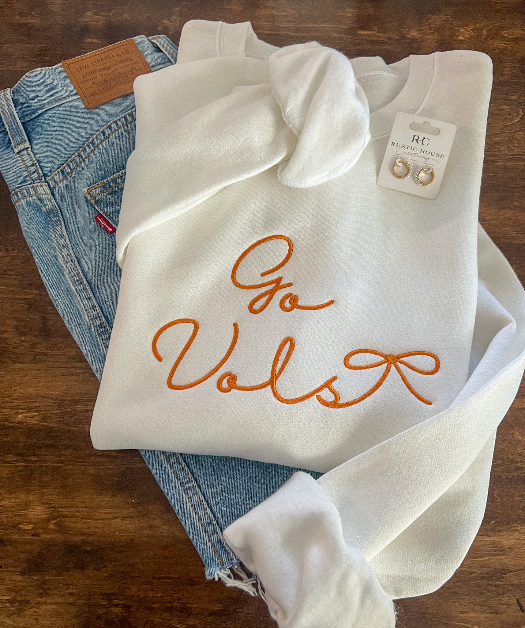 Go Vols Embroidered Sweatshirt