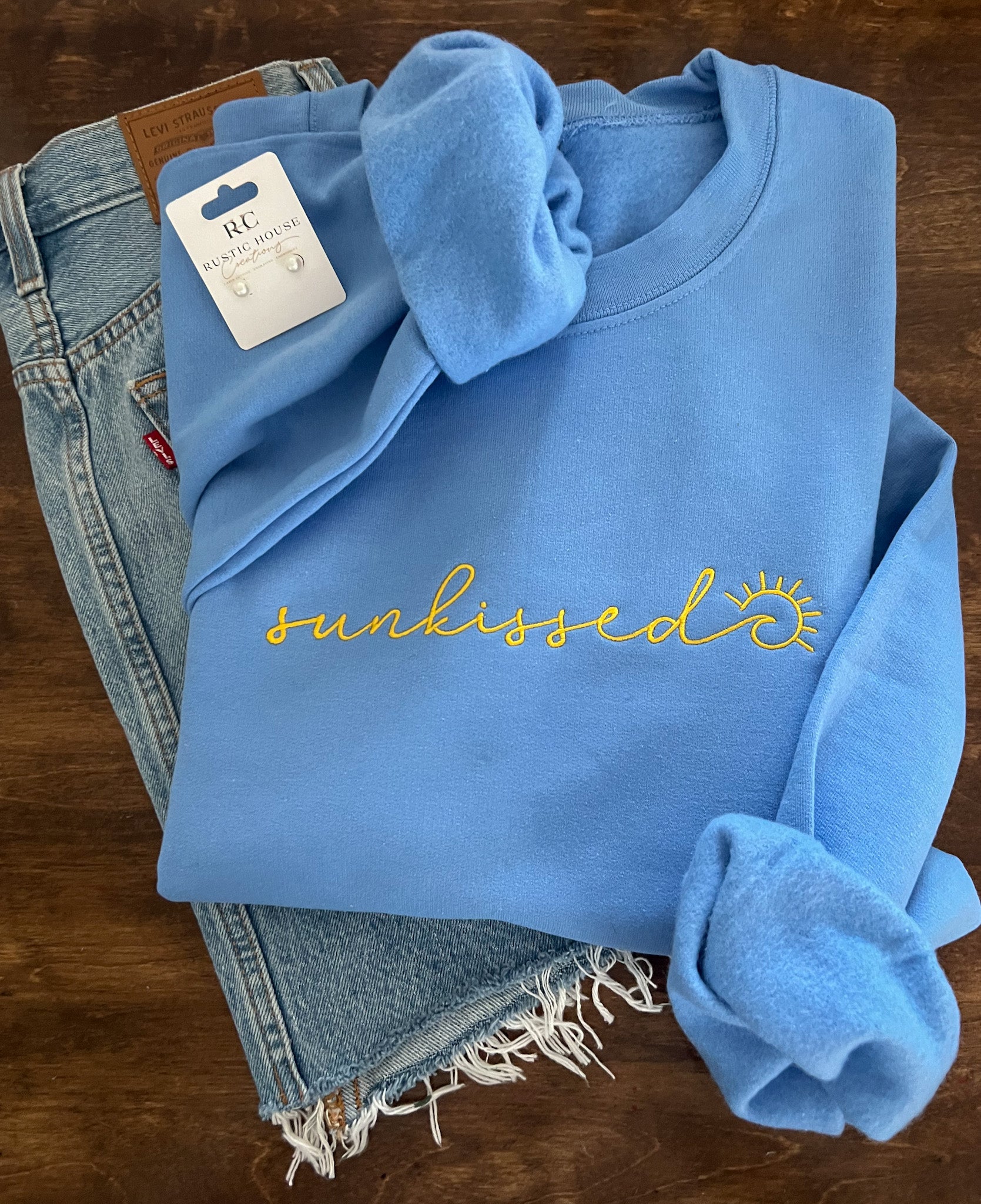 Sunkissed Embroidered Sweatshirt