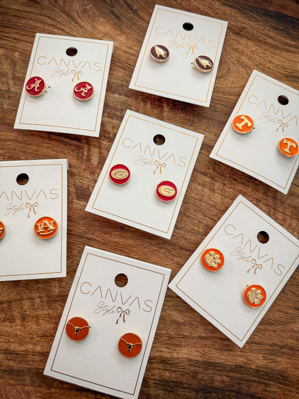 Collegiate Stud Earrings