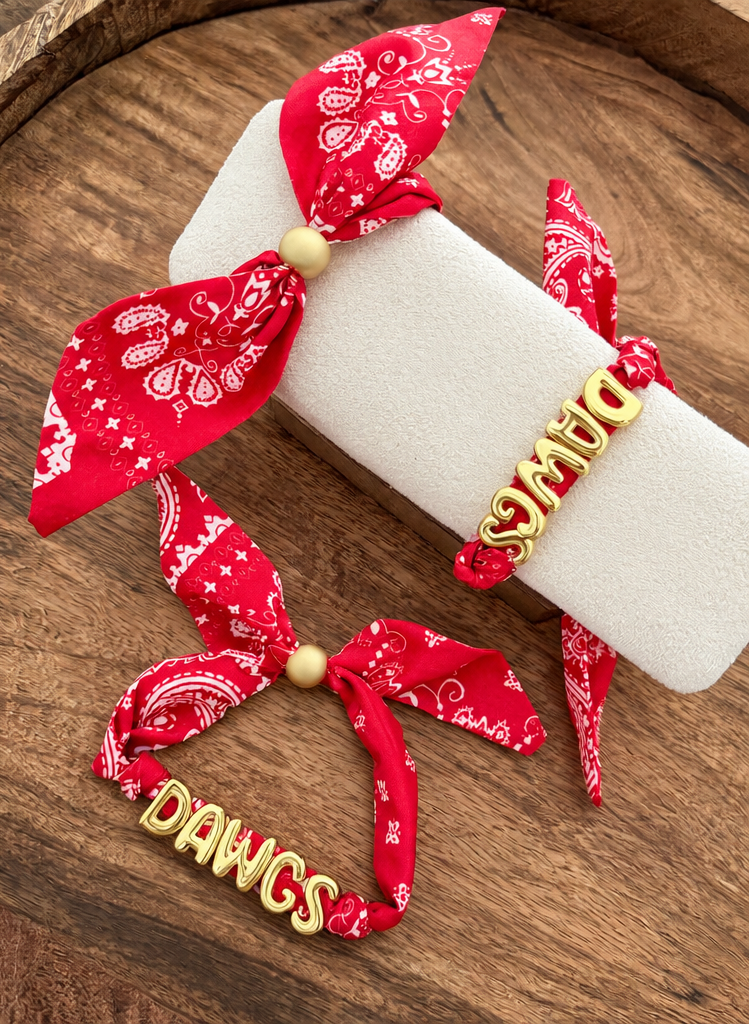 Dawgs Bandana Slider Bracelet