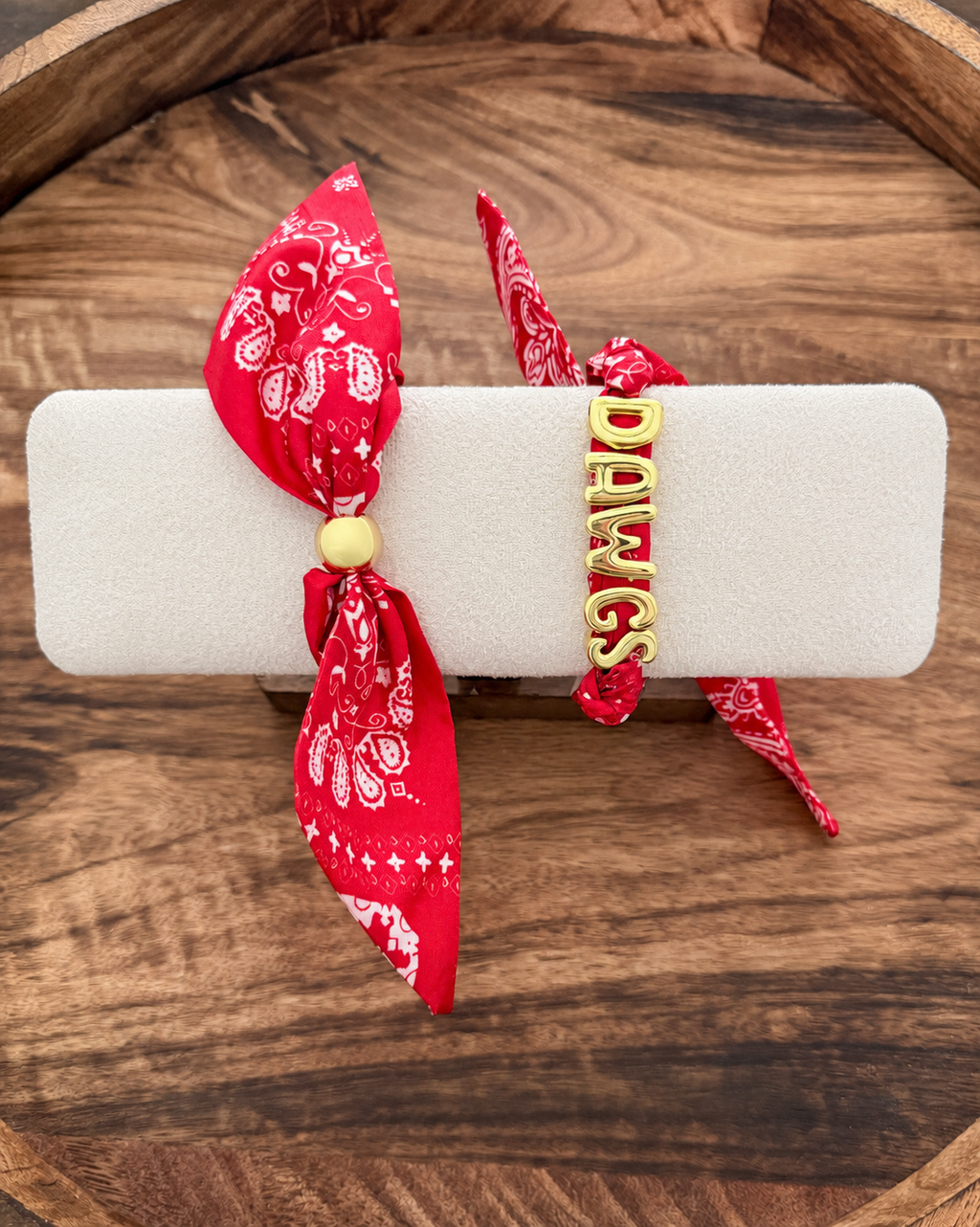 Dawgs Bandana Slider Bracelet