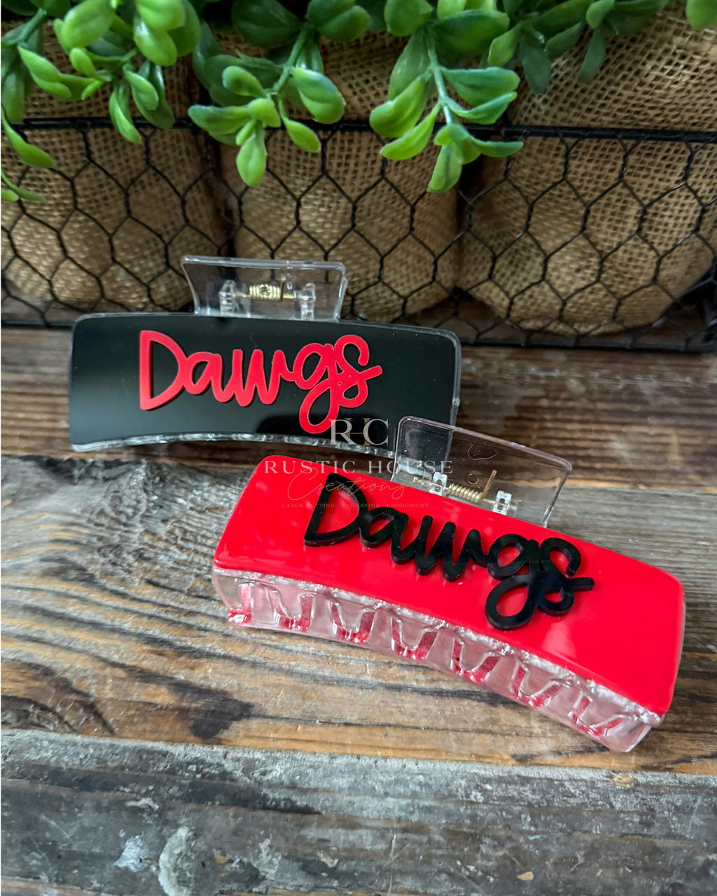Dawgs Acrylic Claw Clip